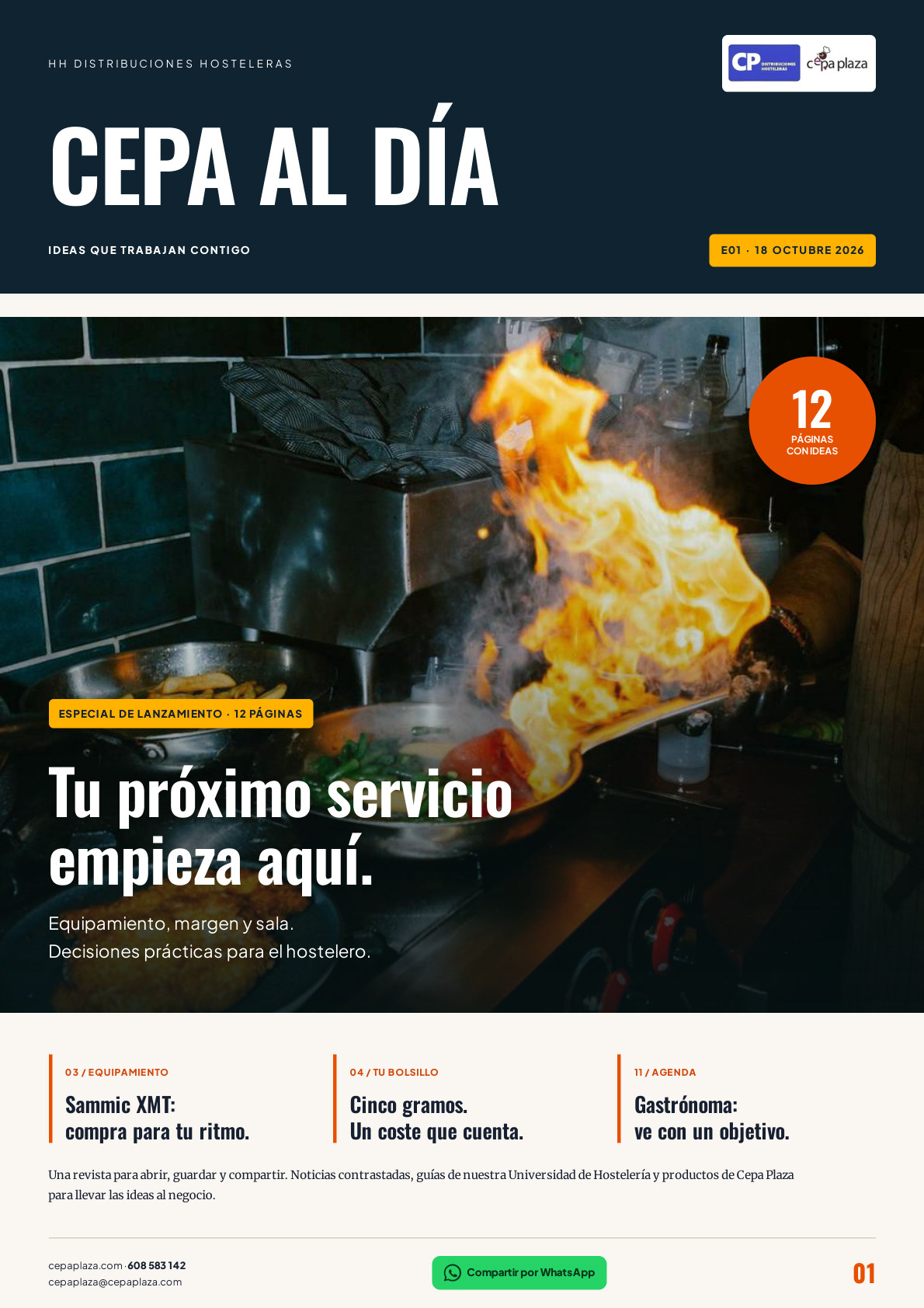 CEPA AL DÍA, página 1 de 12. Tu próximo servicio empieza aquí.  Artículo completo disponible en Leer en texto.