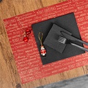 Mantelin 31x43 "Merry Christmas" Kraft Verjurado 60 g/m2 Garcia de Pou
