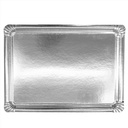 Bandeja 24x35 Plateada Carton 545 g/m2 Paq-10 Garcia de Pou