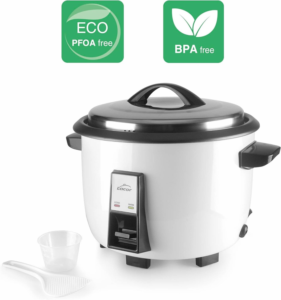 Arrocera Capacidad 3,6 Lts WHITE PRO Lacor