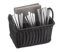 Dispensador Cubiertos "Economic" 26x8 Polipropileno Negro APS