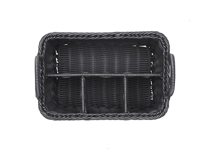 Dispensador Cubiertos "Economic" 26x8 Polipropileno Negro APS