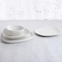 Plato Hondo Irregular Porcelana Fosil Bidasoa Arcoroc