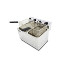 Freidora Electrica Doble 10+10 lts Sin Grifo