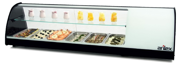 Vitrina Refrigerada Tapas Doble Placa Lisa