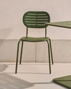 Silla Brai verde - ambiente exterior