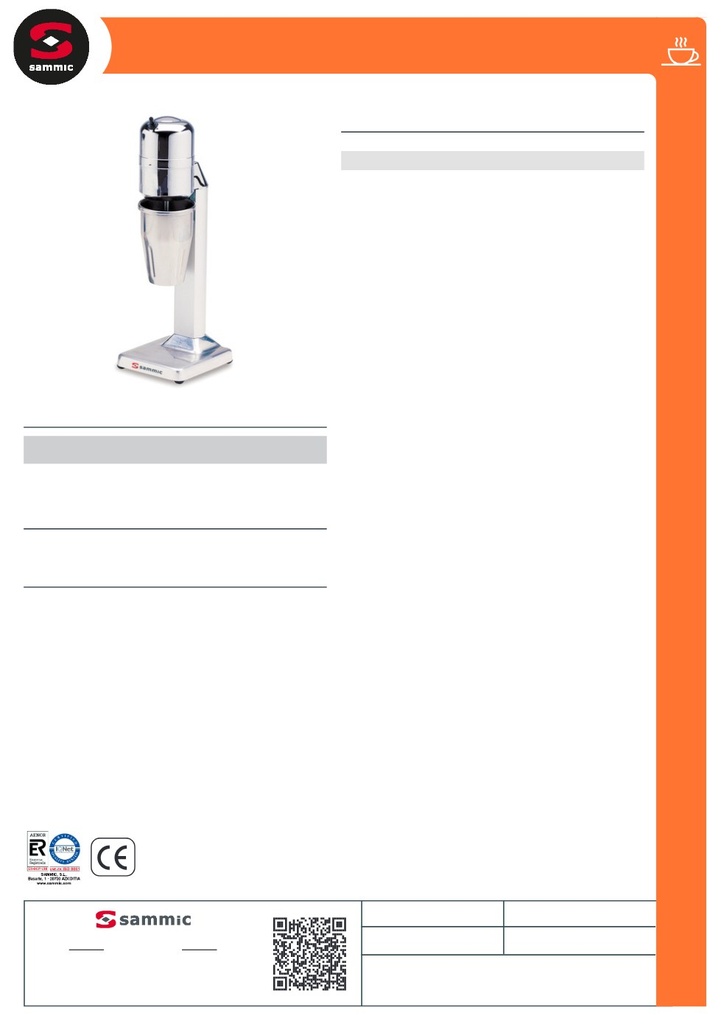 Batidor de bebidas BB-900 Sammic — vista 2 — 20260810-MACHINERY