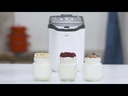 Lacor 69246 Yogurtera, Tapa de Plastico, Incluye Dos Contenedores 1.6 L y 1.8 L, Vasos Aptos para Lavavajillas, 8-14 Horas Preparación 20 W, Polipropilelo, 1.8 litros, Polipropileno, Blanco