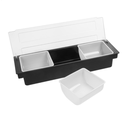 Dispensador Condimentos 3 Compartimentos 49,5x15,7x9 Negro PS Garcia De Pou — vista oficial — GDP-MEDIA-20260811-da47da9a56536d0d