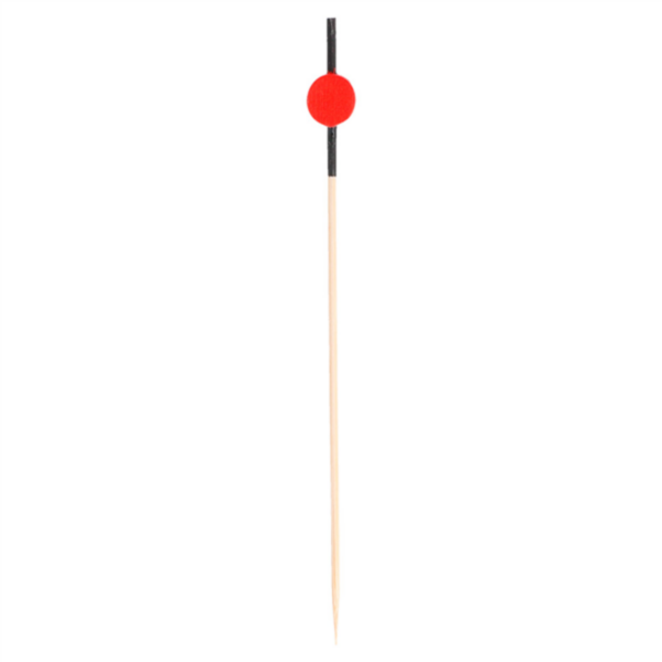 Picks "Rojo y Negro" 12 cms Natural Bambu Paq-100 Garcia de Pou — vista oficial — GDP-MEDIA-20260811-69910caba8b5c473