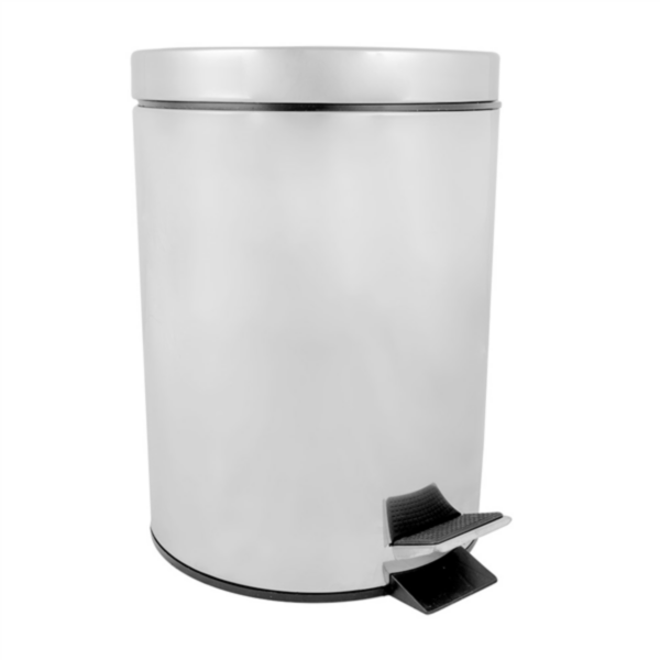 Cubo Pedal 5 Lts Con Receptaculo Interior Plateado Inox Garcia De Pou — vista oficial — GDP-MEDIA-20260811-11fd6f3d55ce091b