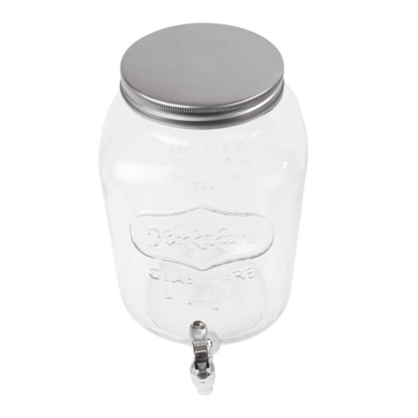 Dispensador Bebidas 8 Lts "Waki Glass" 19,5x31 Cms Transparente Cristal Garcia de Pou — vista oficial — GDP-MEDIA-20260811-8f454ab1188a3f4e