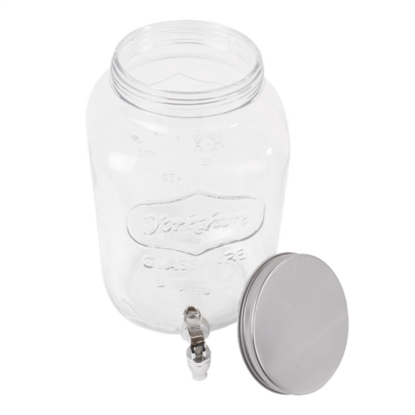 Dispensador Bebidas 8 Lts "Waki Glass" 19,5x31 Cms Transparente Cristal Garcia de Pou — vista oficial — GDP-MEDIA-20260811-c5250d2cbe331cdf