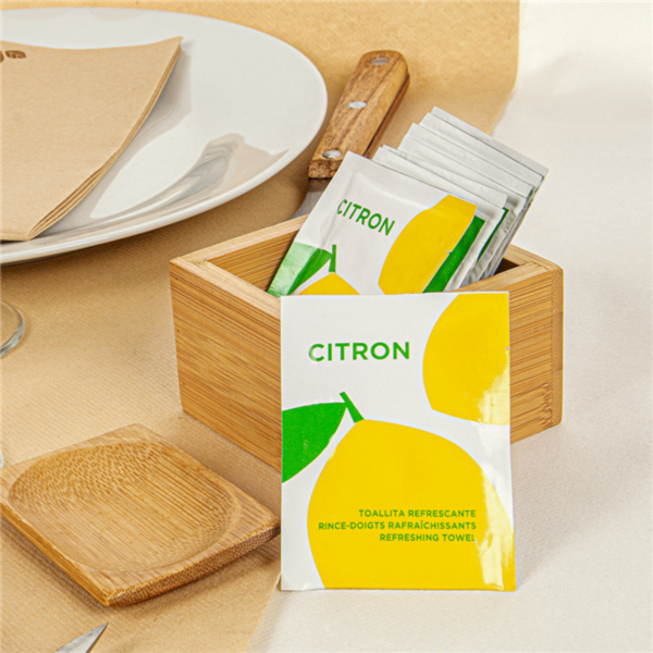 Toallitas Refrescantes "Citron" 6x8 Blanco Celulosa Marisco Garcia De Pou — vista oficial — GDP-MEDIA-20260811-c7ac9f60b391a744