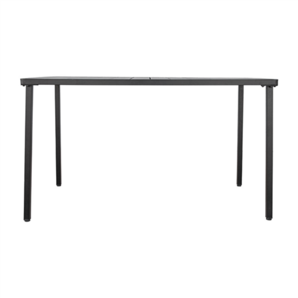 Mesa Rectangular 130x70 "Supra-Tek" PP Negro Garcia de Pou — vista oficial — GDP-MEDIA-20260811-070a574015ba4a52