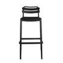 Taburete Alto Con Respaldo "Supra-Tek" PP Negro Paq-4 Garcia de Pou — vista oficial — GDP-MEDIA-20260811-6d5b63465636a9ab