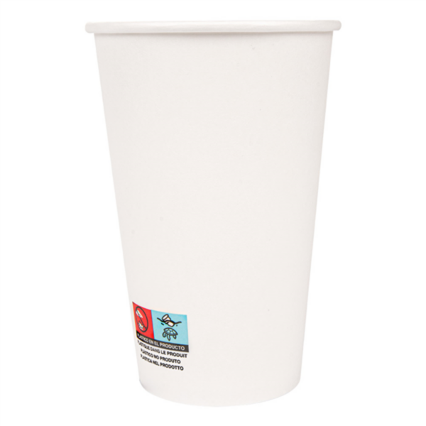 Vaso 480 Ml Bebidas Calientes 1 Pared Blanco Paq-50 Garcia De Pou — vista oficial — GDP-MEDIA-20260811-b82e521c90bd439a