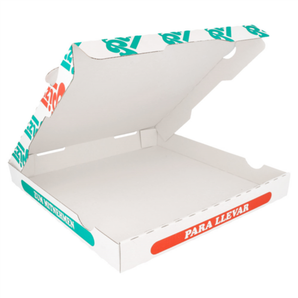 Caja Pizza 29x29x3,5 Microcanal Blanco Carton Paq-100 Garcia de Pou — vista oficial — GDP-MEDIA-20260811-93a71b45d0aaaa05