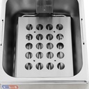 Freidora Doble 6+6 Lts Electrica Sin Grifo Khaus
