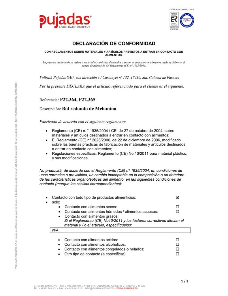 PUJADAS-MELAMINA:P22364:1