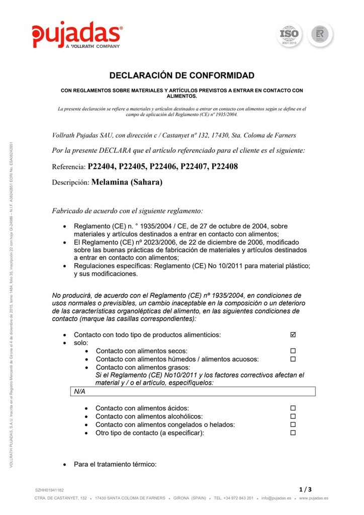PUJADAS-MELAMINA:P22407:1