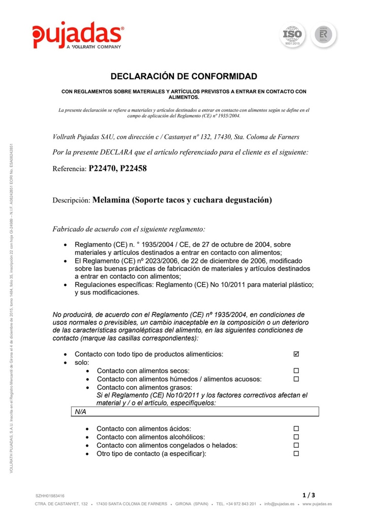 PUJADAS-MELAMINA:P22470:1