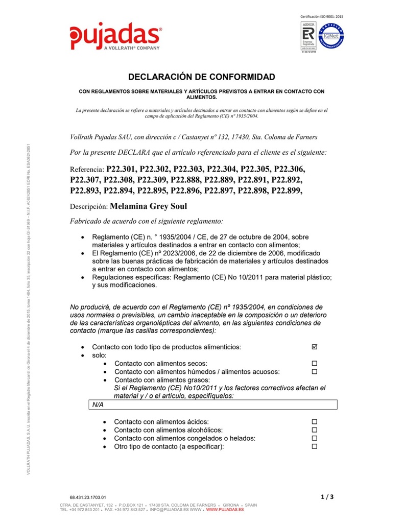 PUJADAS-MELAMINA:P22895:1