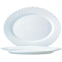 Fuente Oval 35 Cms Vidrio Opal Trianon Arcoroc