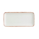 Fuente Rectangular 36x16,5 Porcelana Terra Arena Ariane