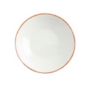 Plato Hondo 21 Cms Porcelana Terra Arena Ariane
