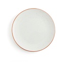 Plato Llano 24 Cms Porcelana Terra Arena Ariane