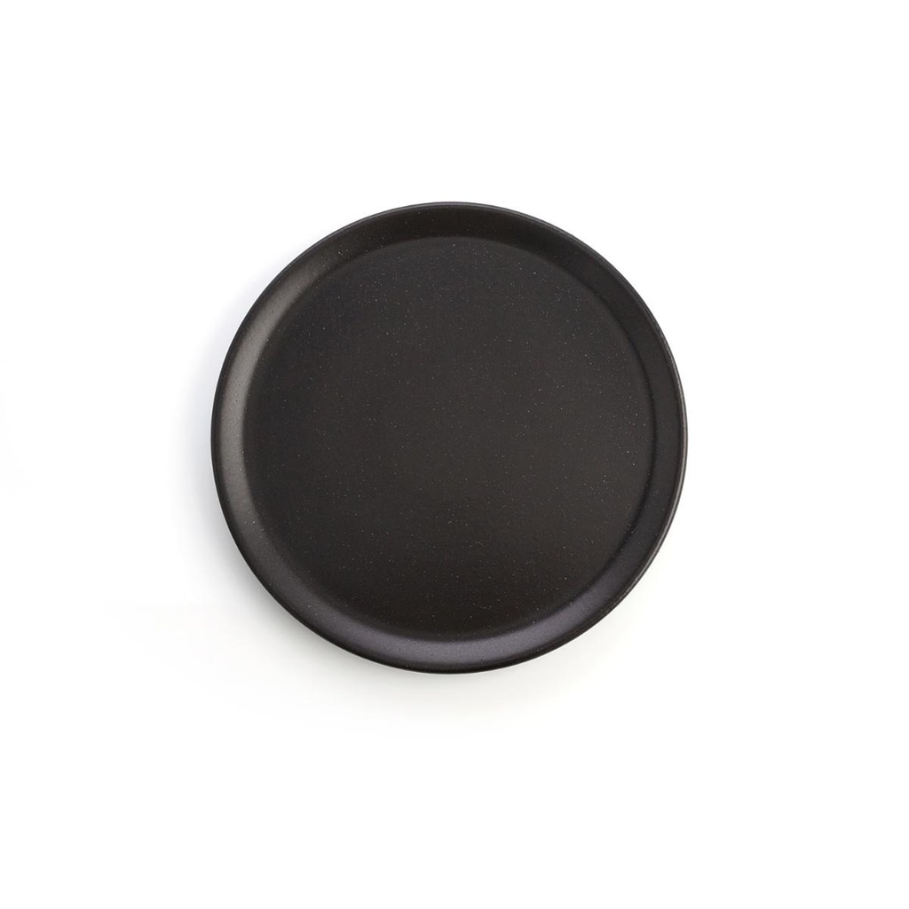 Plato 31 Cms Asados Negro Barro Anaflor Arcoroc
