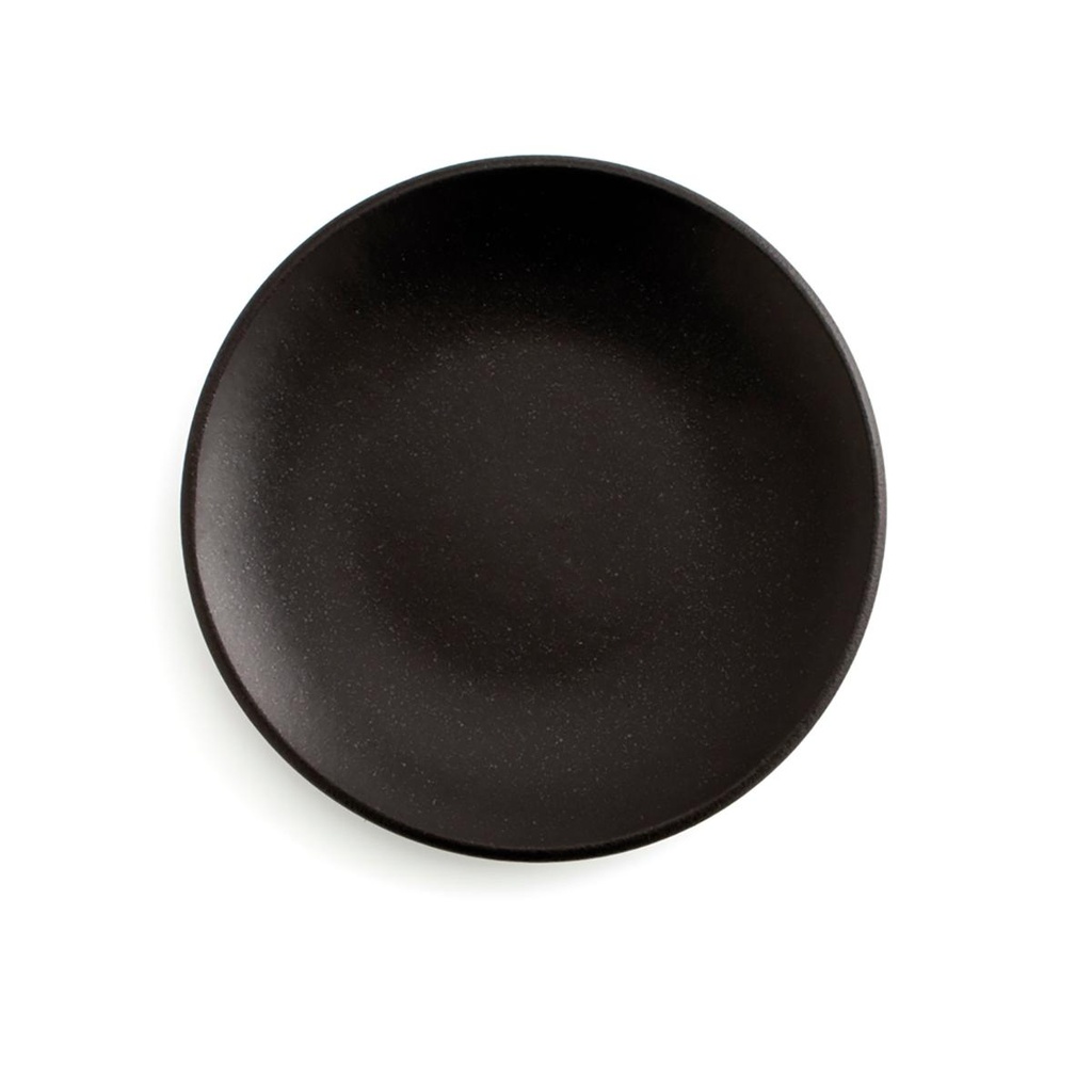 Plato 25 Cms Churrasco Negro Barro Anaflor Arcoroc
