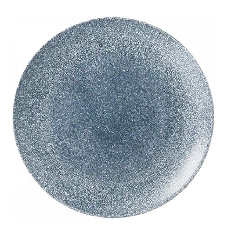 Plato 26 Cms Raku Topaz Blue Churchill
