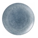 Plato 26 Cms Raku Topaz Blue Churchill