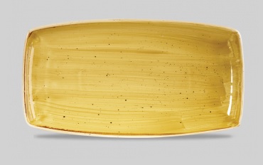 Fuente 34,5x18,5 Stonecast Mustard Seed Yellow Churchill