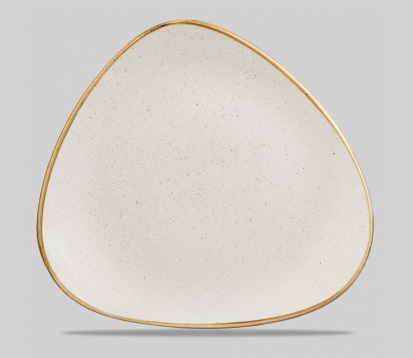 Plato Triangular 31,1 Cms Stonecast Barley White Churchill