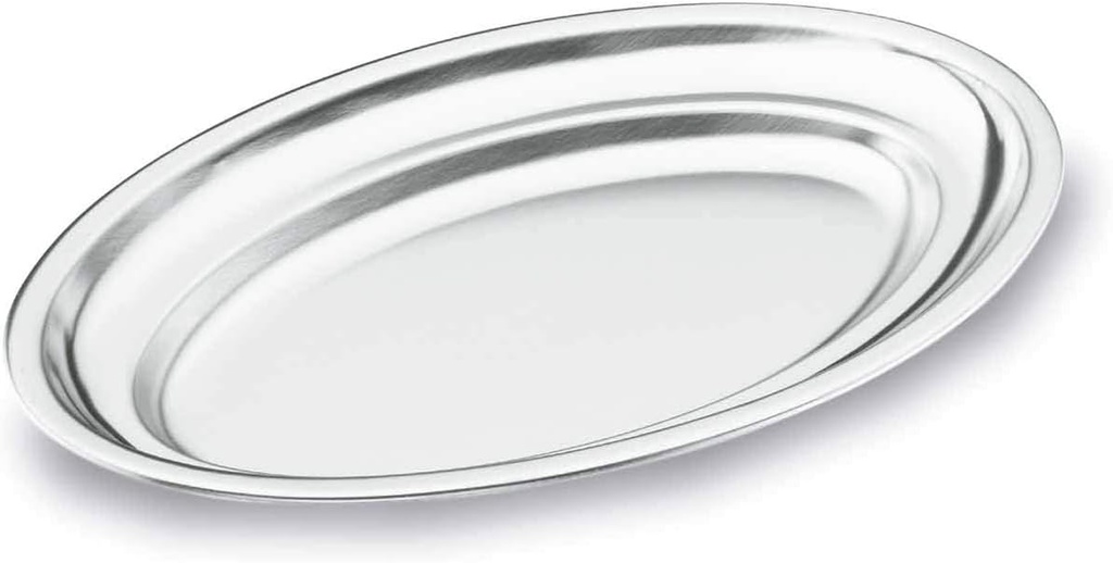 Fuente Oval Pulido Satinado 35X23 Lacor