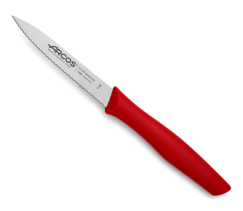Cuchillo Mondador Hoja 100 mm Rojo Arcos