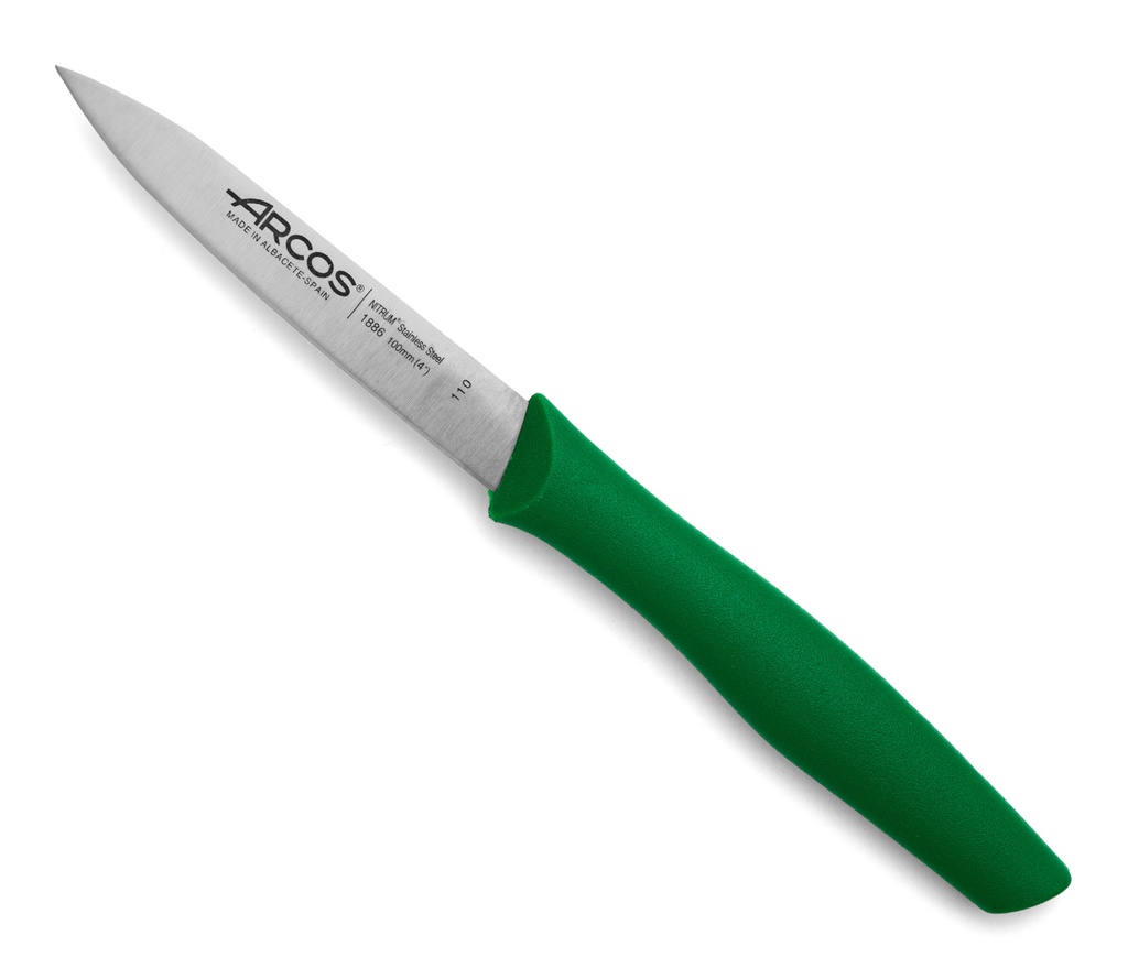 Cuchillo Mondador Hoja 100 mm Verde Arcos