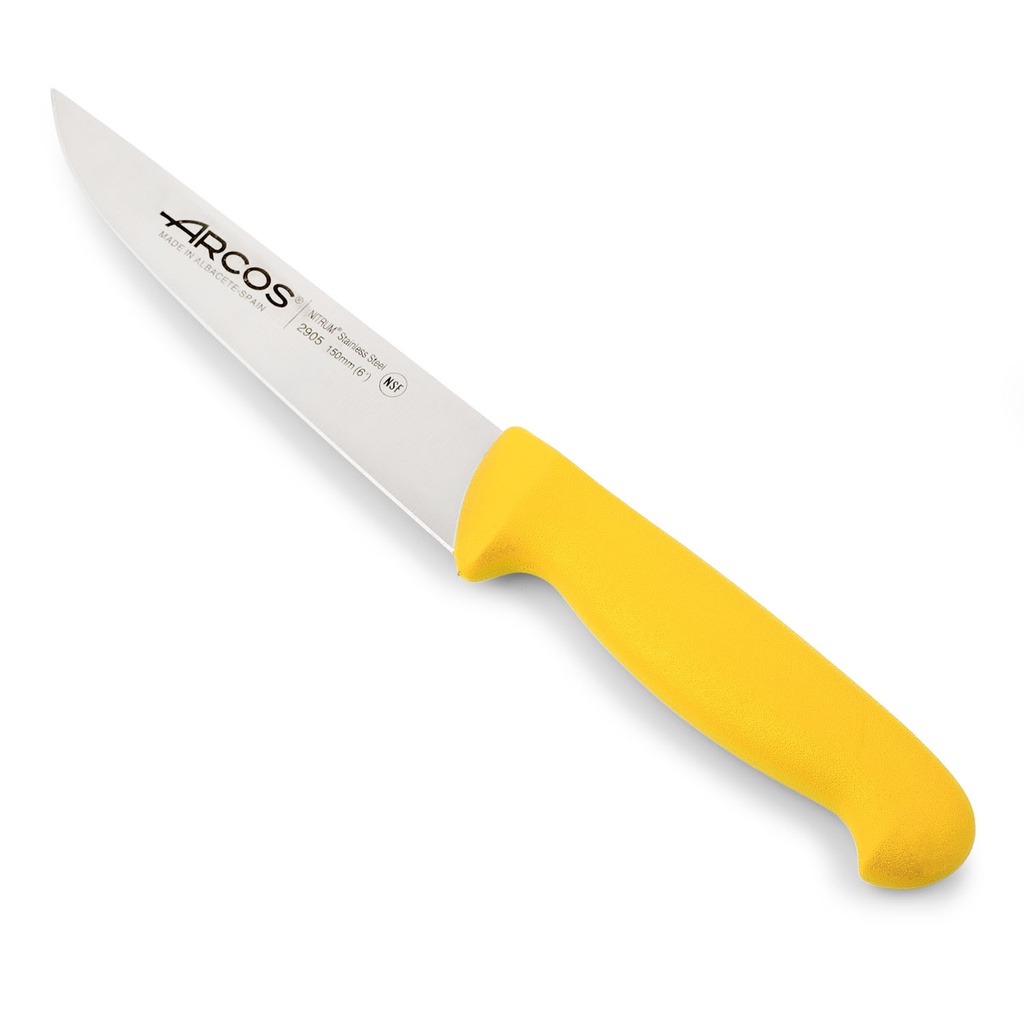 Cuchillo Cocinero Hoja 150 mm Amarillo Arcos