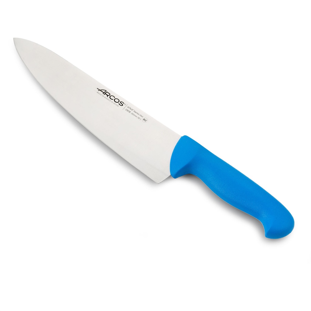 Cuchillo Cocinero Hoja 250 mm Azul Arcos