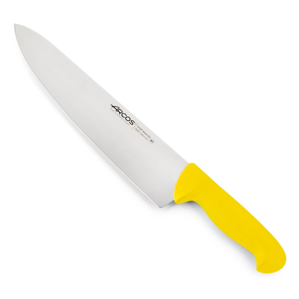 Cuchillo Cocinero Hoja 300 mm Amarillo Arcos