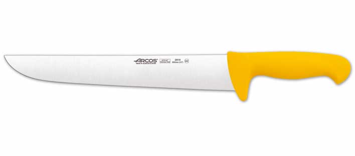 Cuchillo Carnicero Hoja 300 mm Amarillo Arcos