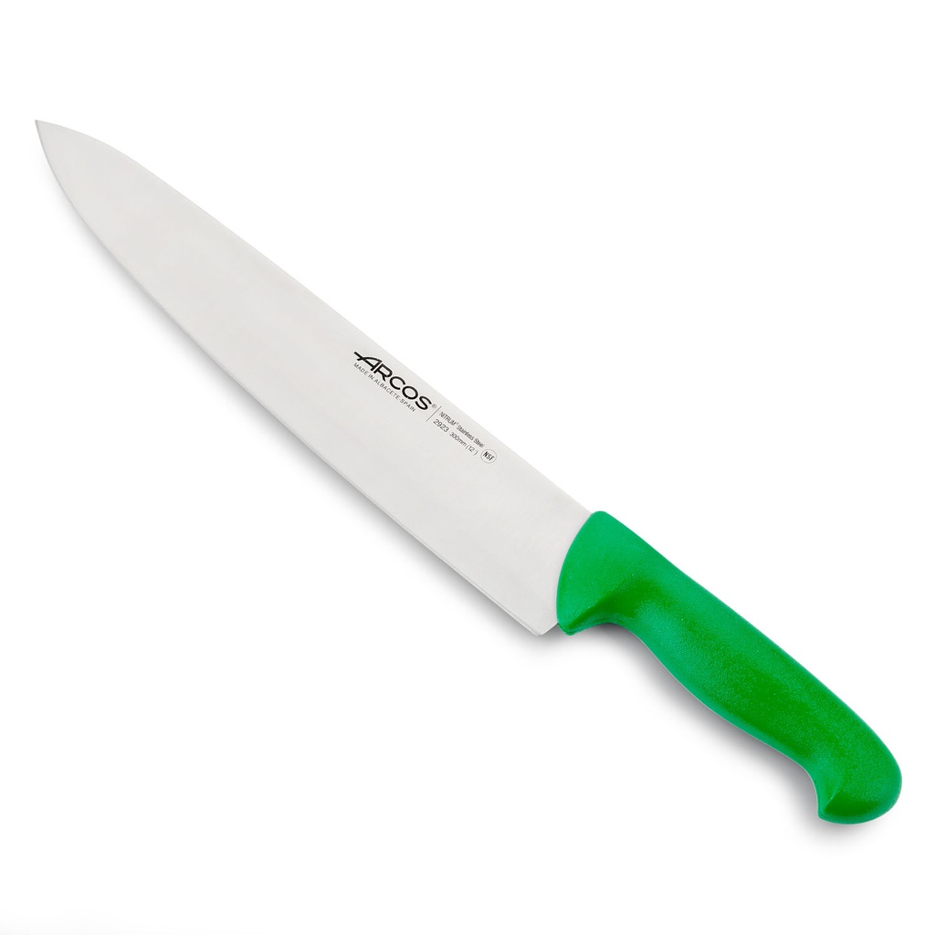 Cuchillo Cocinero Hoja 300 mm Verde Arcos