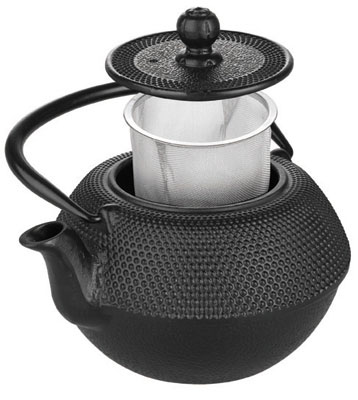 Tetera Hierro Fundido Negra 0,3 Lts