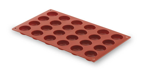 Molde Semiesferico 24 Cavidades Silicona Pastryflex Lacor