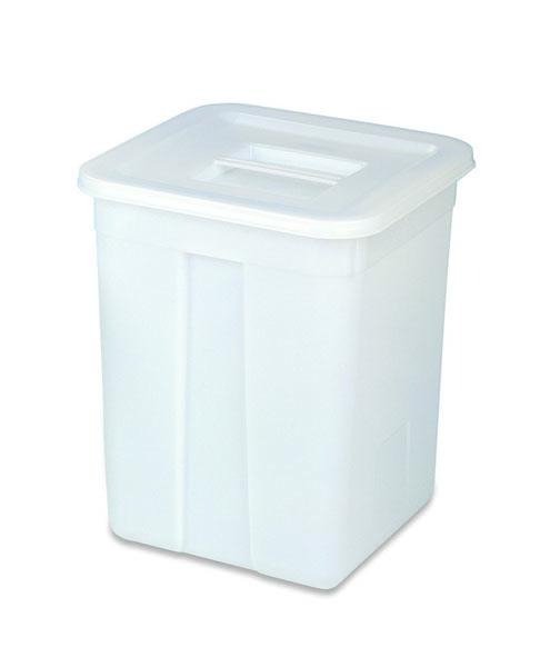 Cubeta 60 Lts Con Tapa Cuadrada Araven