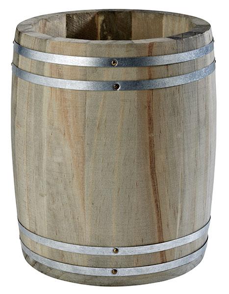 Barril Mesa 11,5x11,5 Acero Inoxidable Marron APS