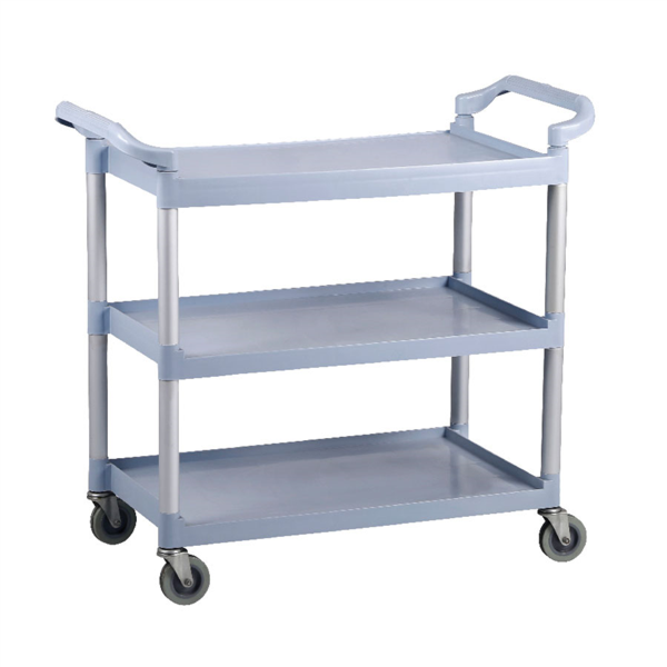 Carro Servicio 3 Niveles 103,5x49x95 "Arrow" Gris Hdpe Garcia De Pou